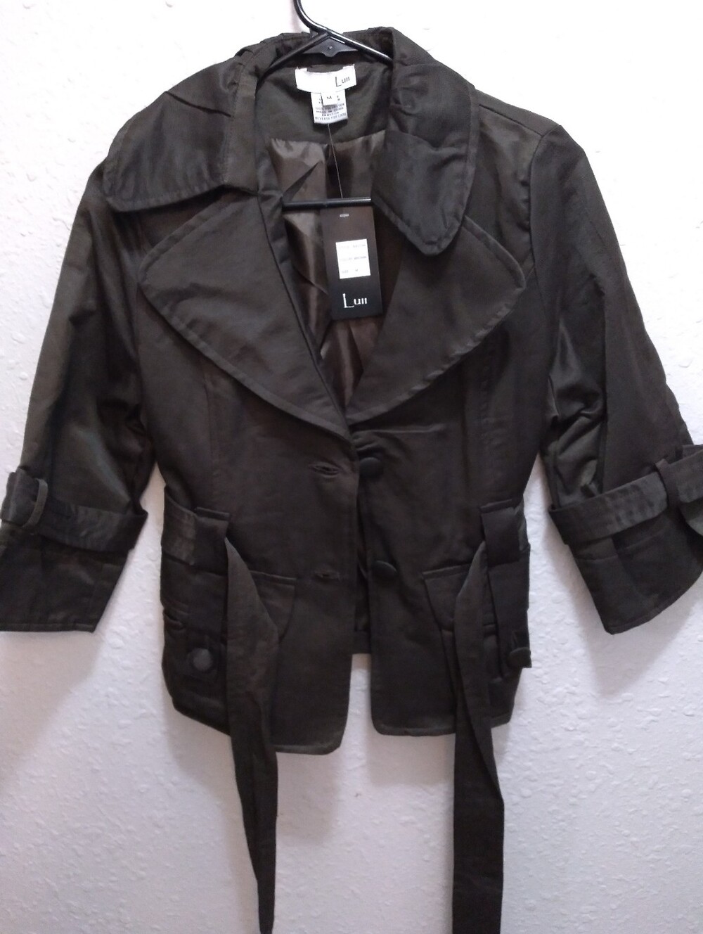 Luii Cropped Trench Jacket